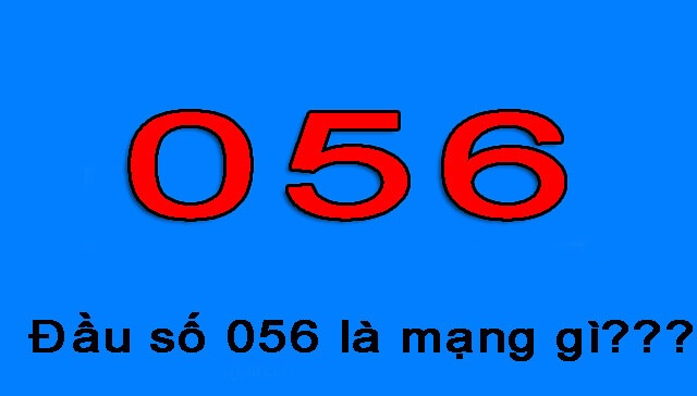 Đầu số 056 thuộc mạng Mobifone