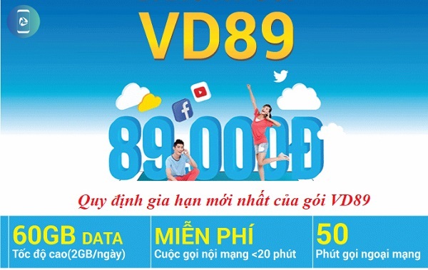 Cú pháp DV VD89 gửi 1543 để đăng ký gói cước